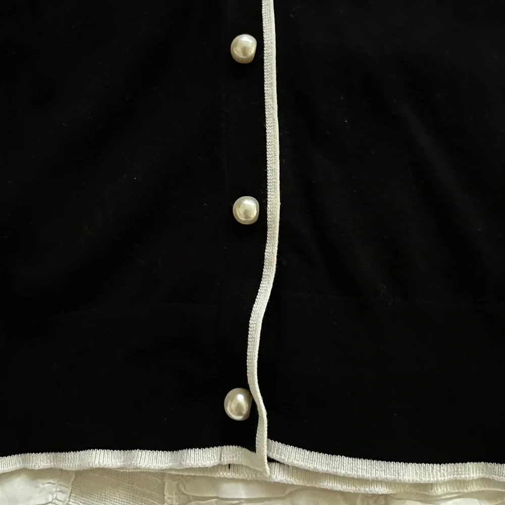 Zara Button Down Knit Sweater Medium - Picture 8 of 10